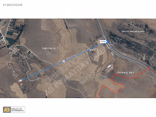 SARAYÖNÜ İLÇESİ BAHÇESARAY DA 1104m2 SATILIK BAĞ BAHÇE #1282335208