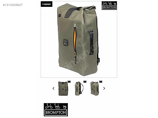 アクセサリー Brompton x BearGrylls WaterproofBackpack Brompton X Bear Grylls Waterproof Backpack sahibinden.comda
