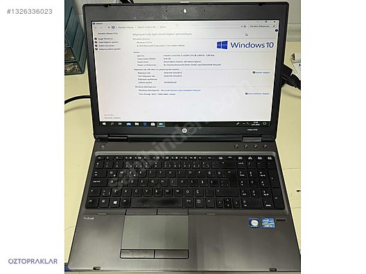 HP / HP ProBook 6570b i5 8GB RAM Windows 10 Pro 15.6