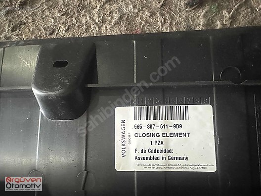 SKODA KODIAQ ÖN TAMPON ALT MUHAFAZA PLASTIK 2017- 5658076119B9