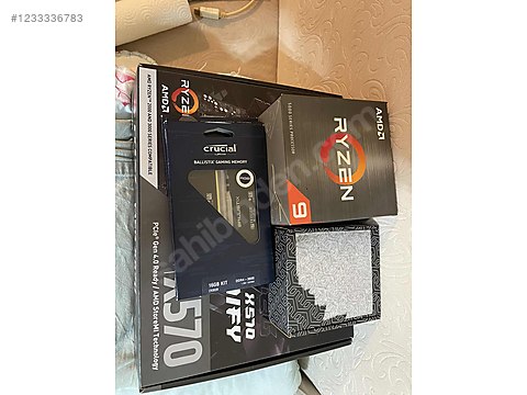 Ryzen9 5900X-MSI MAG X570 UNIFY-CRUCIAL 32GB RAM TAKIM sahibinden