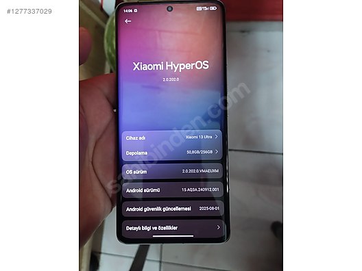 İkinci El ve Sıfır Alışveriş / Cep Telefonu & Aksesuar / Cep Telefonu / Xiaomi / 13 Ultra