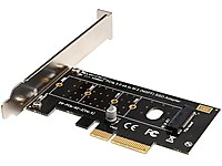 PCI-E Express 3.0 X4 To NVME SSD M2 M Key PCI Dönüştürücü Kart #1230337048