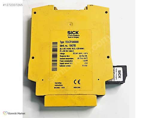 SICK Fx3-000000 1043783 CPU sahibinden.comda - 1272337265