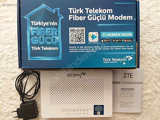 TÜRK TELEKOM ZXHN H168A HOME GATEWAY KABLOSUZ MODEM İLKSAHİBİNDE