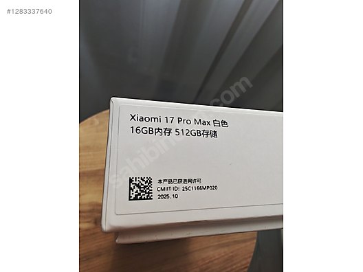 Used & Brand New Items / Cell Phones & Accessories / Cell Phones / Xiaomi / 17 Pro Max