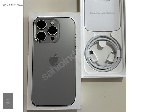 Sıfır 128 GB Apple iPhone 15 Pro iOS Cep Telefonu - 1211337642