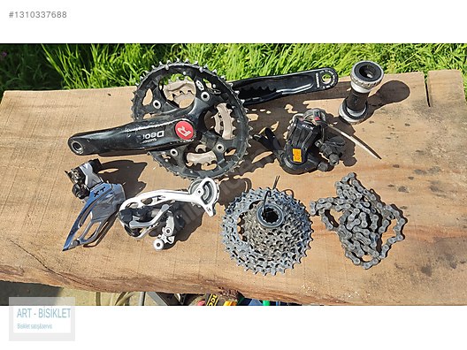 Shimano DEORE SLX シフター ディレイラーセット 3S×9S Shimano DEORE SLX シフター ディレイラーセット 3S×9S take