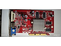 Palit ATI Radeon 9550 AGP8X 256MB kart cd si ile koleksiyonluk #1278338037