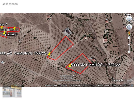 Bedirbaglari 5000 M2 Bag Tek Tapu Yolu Var Manzarali Satilik Arsa Ilanlari Sahibinden Com Da 796338080
