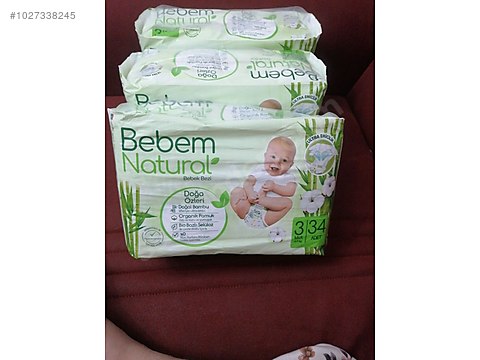 Bebem natural 3 numara bebek bezi Alışveriş Sıfır, İkinci El