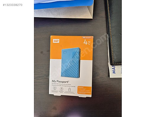 WD My Passport 4TB 外付けHDD ブルー WD My Passport Tasinabilir HDD 4 TB sahibinden.comda - 1323338270