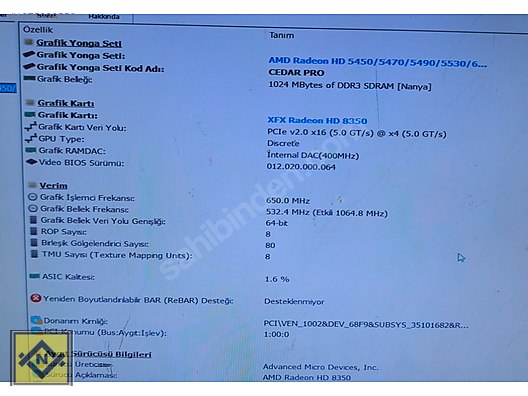 Used & Brand New Items / Computers / Desktops / Desktop Components / Graphics Cards