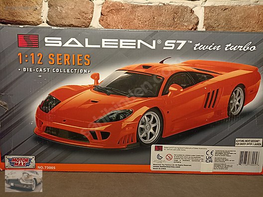 Motormax Diecast Model 1:12 Saleen Araba - 1301339173
