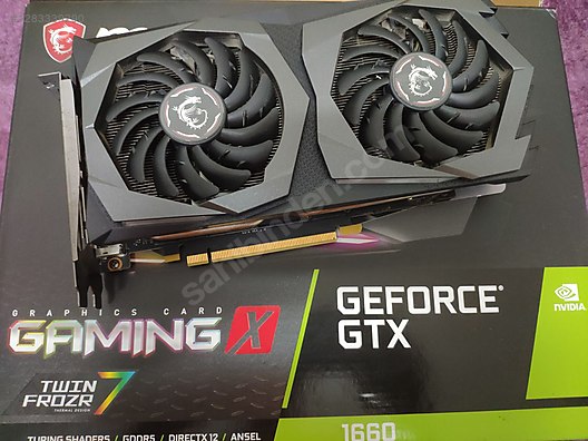 Msi Gaming X GTX 1660 - MSI Ekran Kartı İlanları sahibinden.com'da