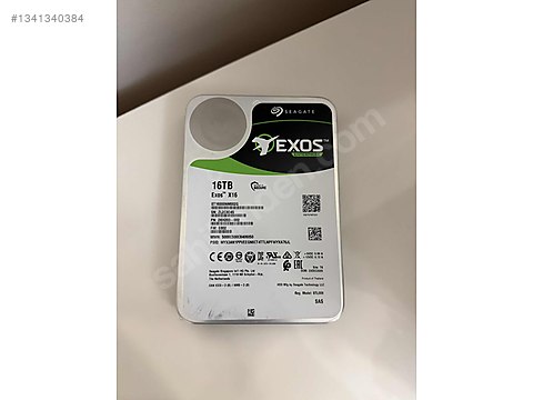 Seagate Exos 16TB 3.5inç 7200RPM 256MB SATA X16 512E Harddisk