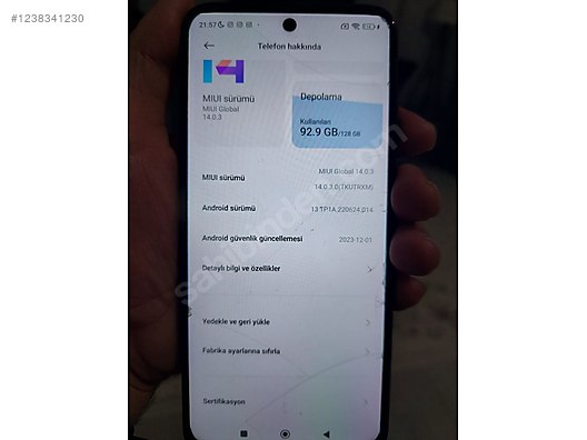 İkinci El ve Sıfır Alışveriş / Cep Telefonu & Aksesuar / Cep Telefonu / Xiaomi / Redmi 10