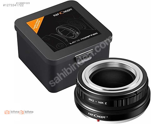 K&F Concept M42 - Nikon Z mount Adaptör - Sıfır Kutu on sahibinden