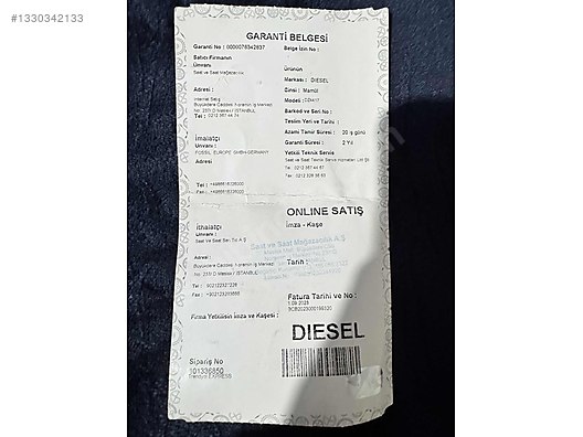 Diesel / DİESEL DZ4414 SIFIR AYARINDA on sahibinden.com - 1330342133