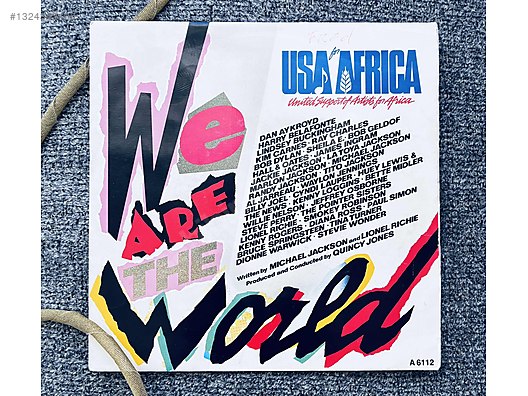 USA for AFRICA * WE ARE THE WORLD (Michael Jackson vokal) 45lik