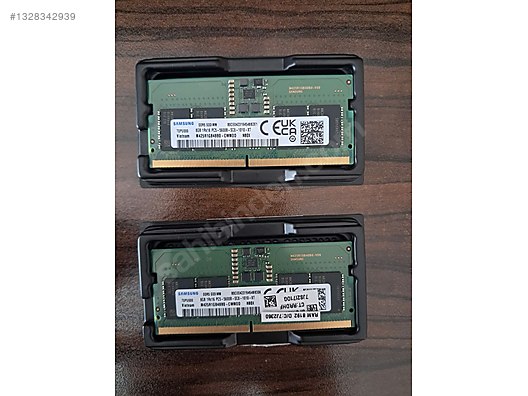 SAMSUNG 2×8 GB 5600MHz Cl46 SODIMM DDR5 on sahibinden.com - 1328342939