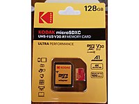 KODAK 128GB microSDXC hafıza kartı