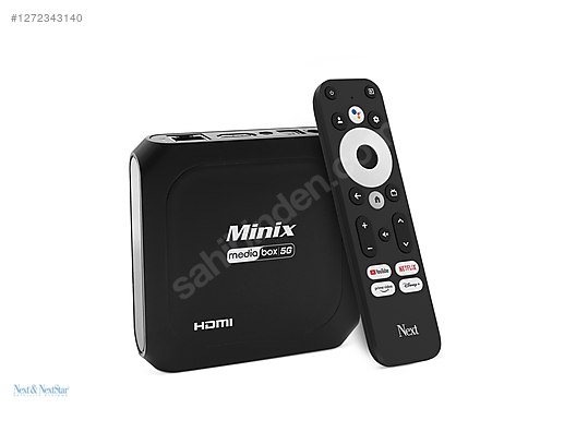 Next Minix Mediabox 5G 2gb ram 32gb hafıza sahibinden.comda