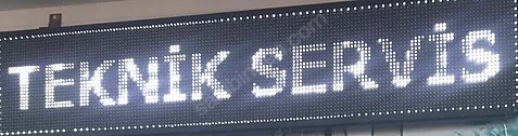 150cm ye 40 cm ısıklı led ışıklı dükkan tabelası