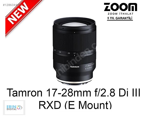 Lensler / Tamron 17-28mm f/2.8 Di III Lens FATURALI - SONY