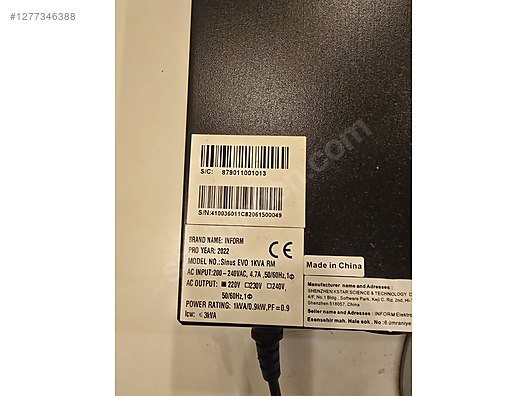 İkinci El ve Sıfır Alışveriş / Bilgisayar / Çevre Birimleri / Kesintisiz Güç Kaynağı (UPS)