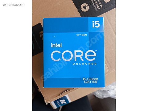 Intel Core i5 12600K BOX LGA1700 箱付 i5 12600K | LGA1700 Soket Kutulu Faturalı İşlemci sahibinden.comda