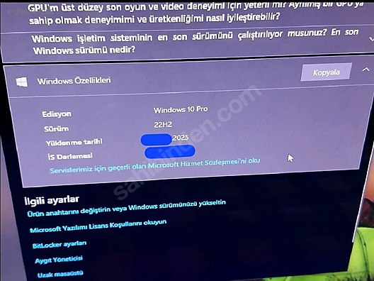 İkinci El ve Sıfır Alışveriş / Bilgisayar / Masaüstü / Modeller / Toplama