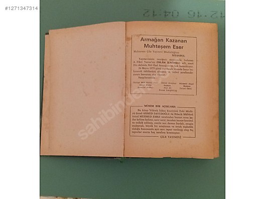 Satılık Antika Antika Kutsal Kitap