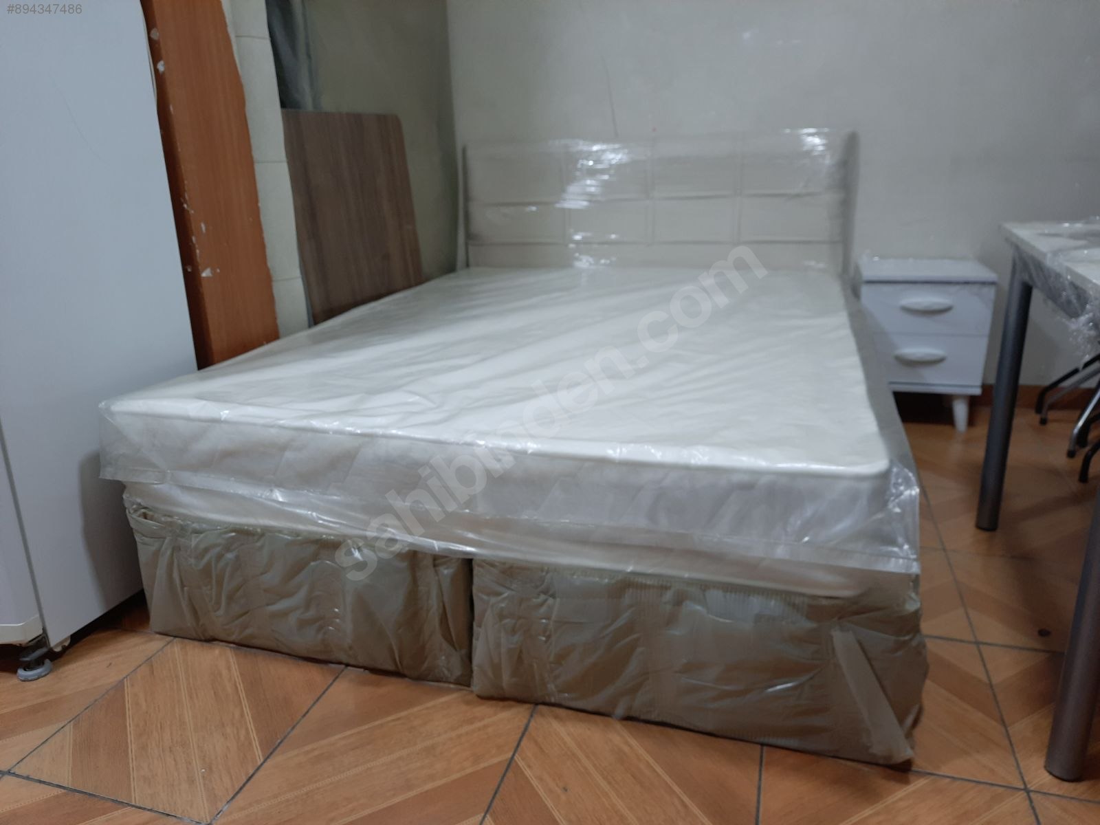 Sıfır çift kişilik yatak baza baslık Özel Yapım Yatak