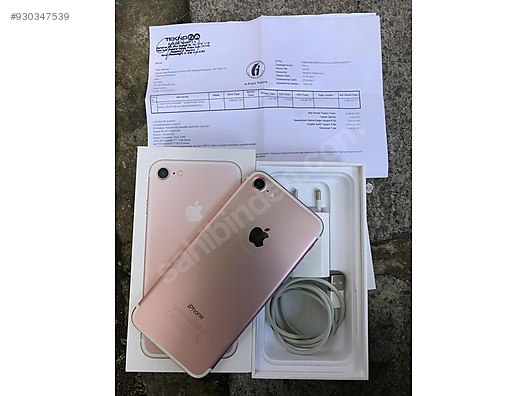 apple iphone 7 iphone 7 rozgold 32gb faturali at sahibinden com 930347539