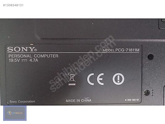 SONY PCG-291N 箱あり　付属品あり Sony / SONY PCG-71811M NOTEBOOK İ3-2.30GHZ 4 gb RAM on sahibinden