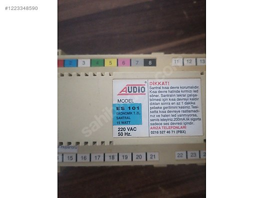 Audio ES 101 102 Ekonomik diyafon santrali - Diyafon & Zil ve Yapı Malzemeleri sahibinden.com'da