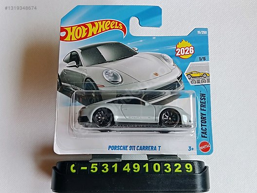 PORSCHE 911 CARRERA T 2026 GRİ HOTWHEELS on sahibinden.com