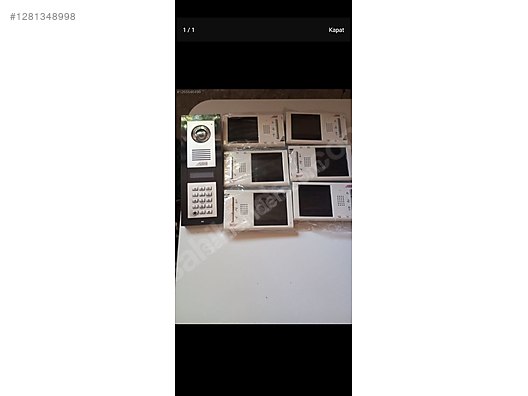 Audio görüntülü diafon - Diyafon & Zil ve Yapı Malzemeleri sahibinden.com'da