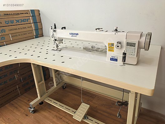 Legend 56 cm Çift Papuç Otomatik Deri Döşeme Dikiş Makinası on