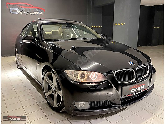 bmw 3 series 320i standart 2008 bmw 3 20i coupe siyah ici bej sunroof xenon at sahibinden com 957349205
