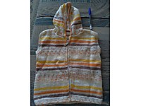 el örgüsü yün bebek hırkası kapüşonlu #1283349759