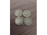 4 adet 100. yıl koleksiyon parası