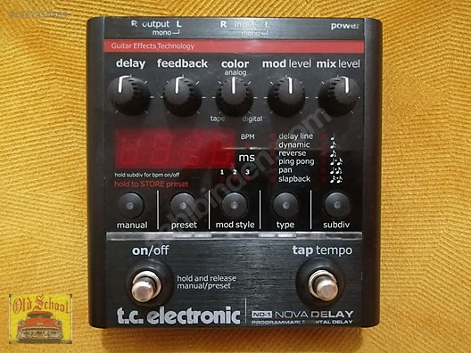 TC Electronic NOVA DELAY * İstanbul Bursa - Efekt Pedalı ve Diğer