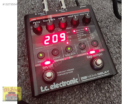 TC Electronic NOVA DELAY * İstanbul Bursa - Efekt Pedalı ve Diğer