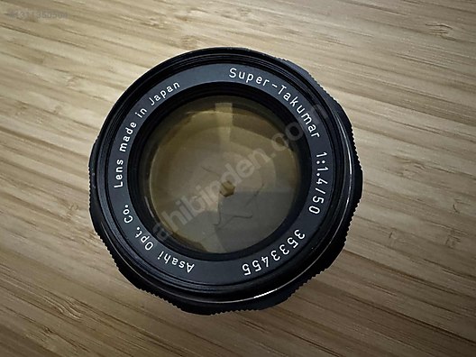 純正付属品付　SUPER TAKUMAR 50mm f1.4 m42マウント Lensler / Super-Takumar 50mm F1.4 ( M42 ) sahibinden.comda