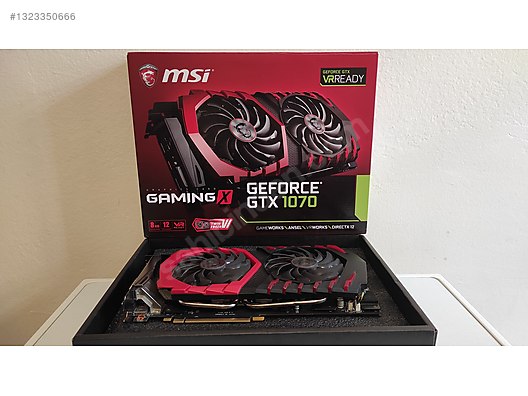 MSI NVIDIA GEFORCE GTX 1070 8GB 256 BIT GAMING X SERIES sahibinden