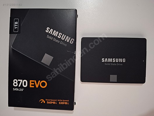 Samsung SSD 870 EVO 1TB sahibinden.comda - 1312351142