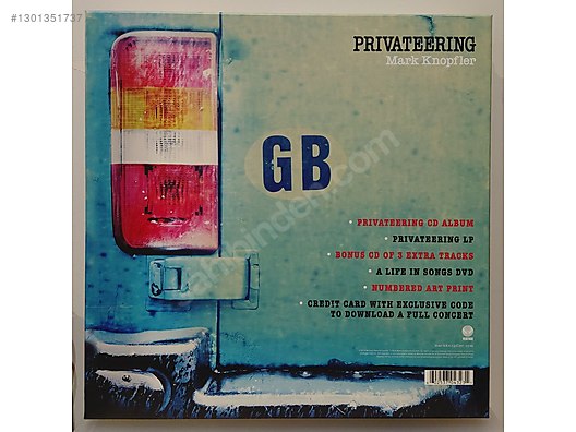 Rock / Mark Knopfler - Privateering - Box Set - 2 Plak/3 CD/1 DVD