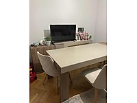 Cardin yemek masası 4 sandalye ve açık büfe konsolu ile beraber